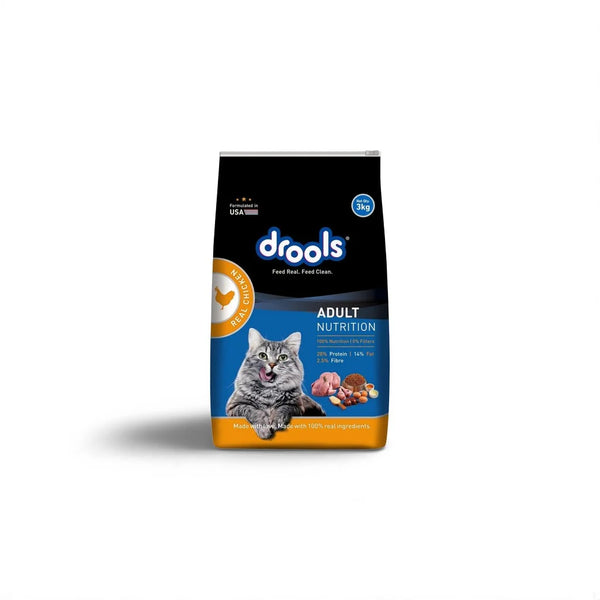 Drools Cat Dry Food Real Chicken 3kg