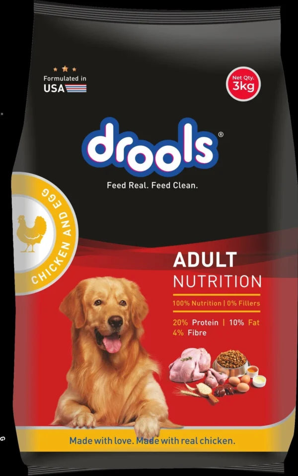 Drools Adult Dog Dry Food Chicken & Egg 3kg